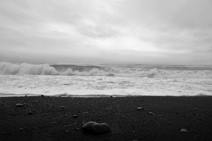 Black beach at Vik Iceland